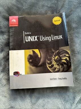 Guide to UNIX Using Linux Textbook - Black & Gray Cover 2000